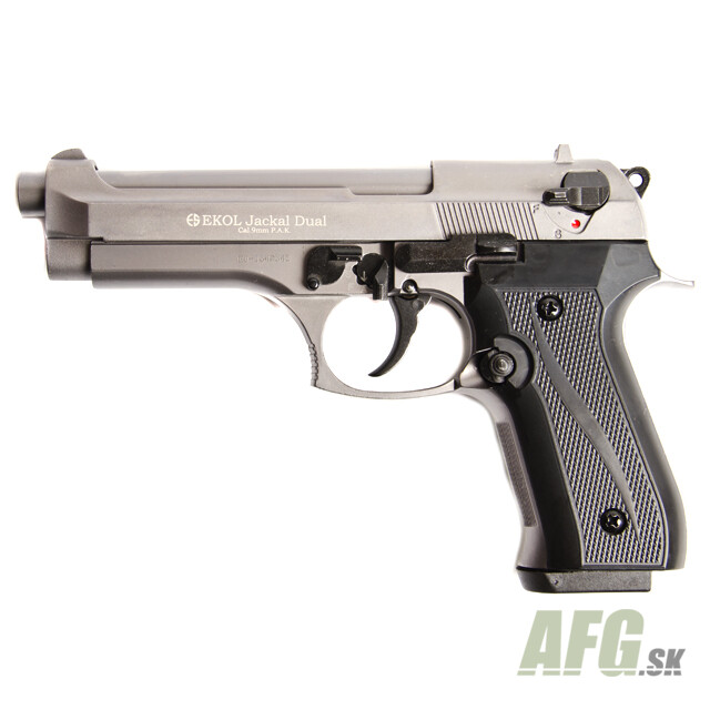 Gas pistol Ekol Jackal dual titanium, cal.9mm Knall Full AUTO - AFG