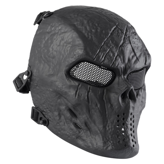 Airsoft mask Wosport Skull, black -