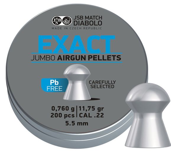 Pellets JSB Exact Jumbo Lead Free, cal. 5,5 mm, 200 pcs