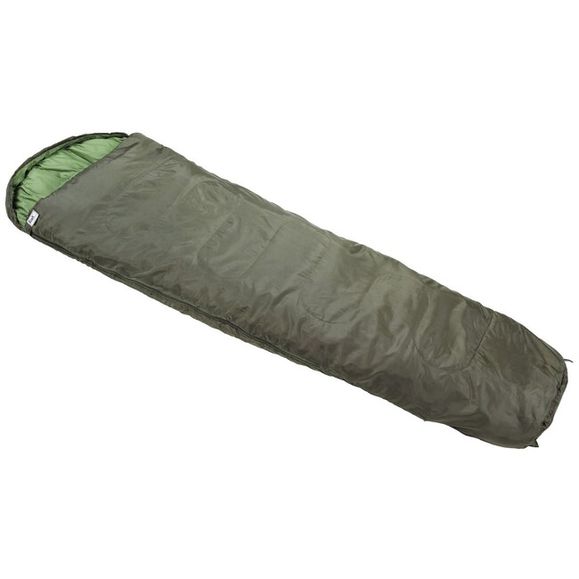 Sleeping Bag, 2-layer filling, mummy type, green