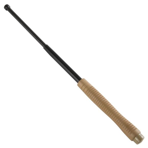 Expandable baton 21" HE, hardened, khaki, ergonomic hand grip