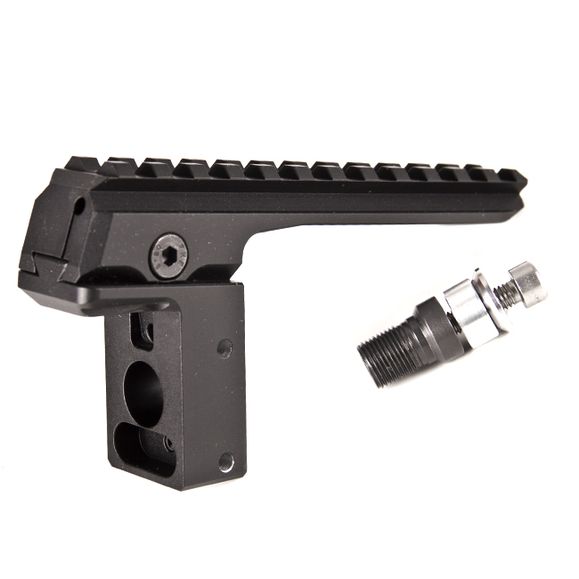 Rear mount for submachine gun vz.58