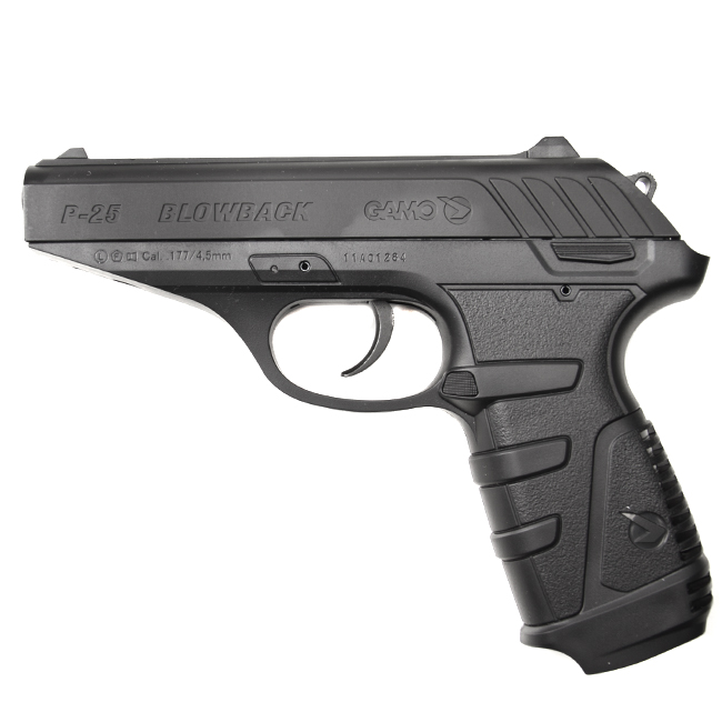 Pistolet Gamo P-25 Blowback - Pistolet 4.5