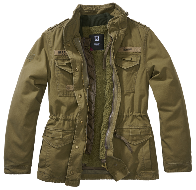 Women's winter jacket Brandit M 65 Giant, olive - AFG-defense.eu